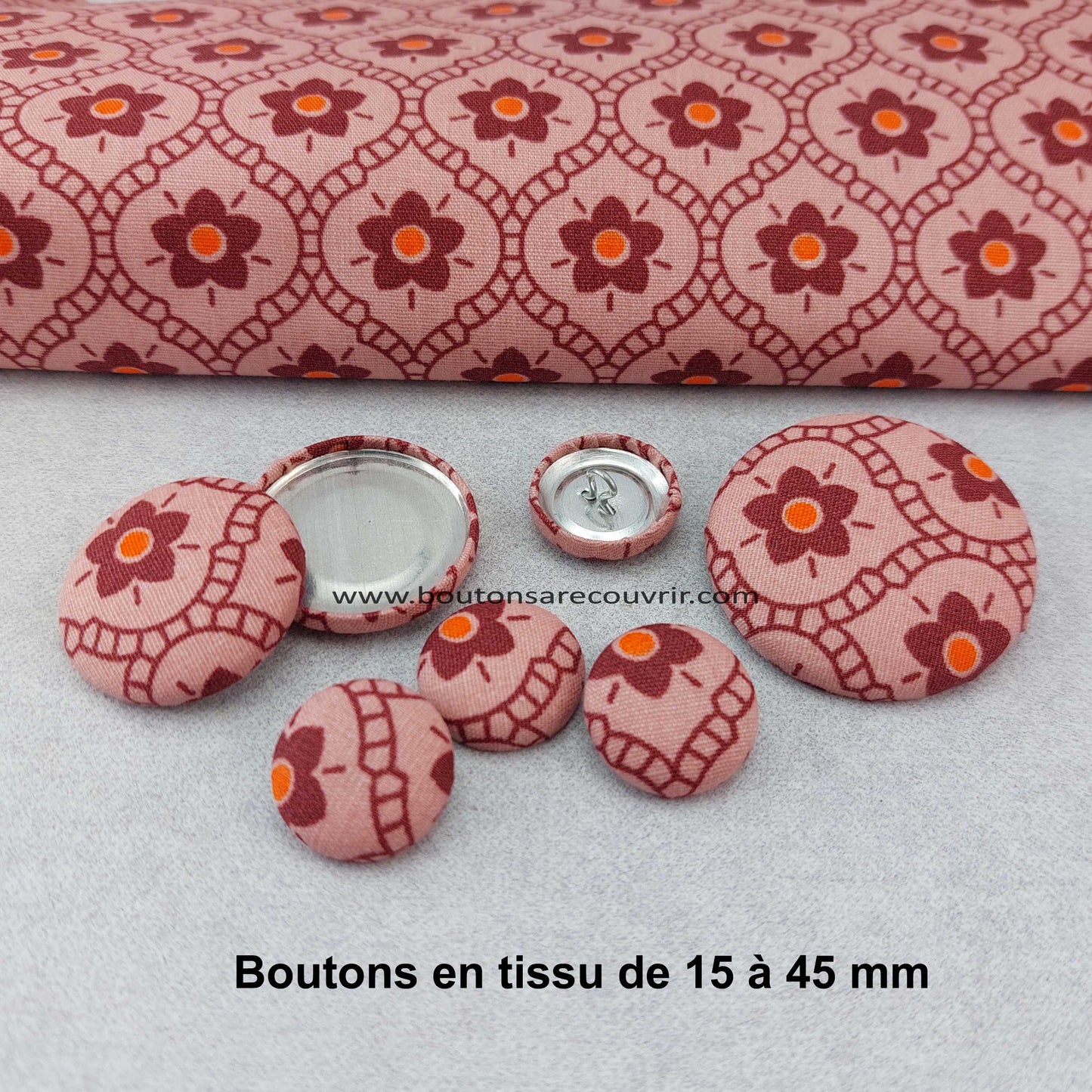 FLOWER | Bouton recouvert