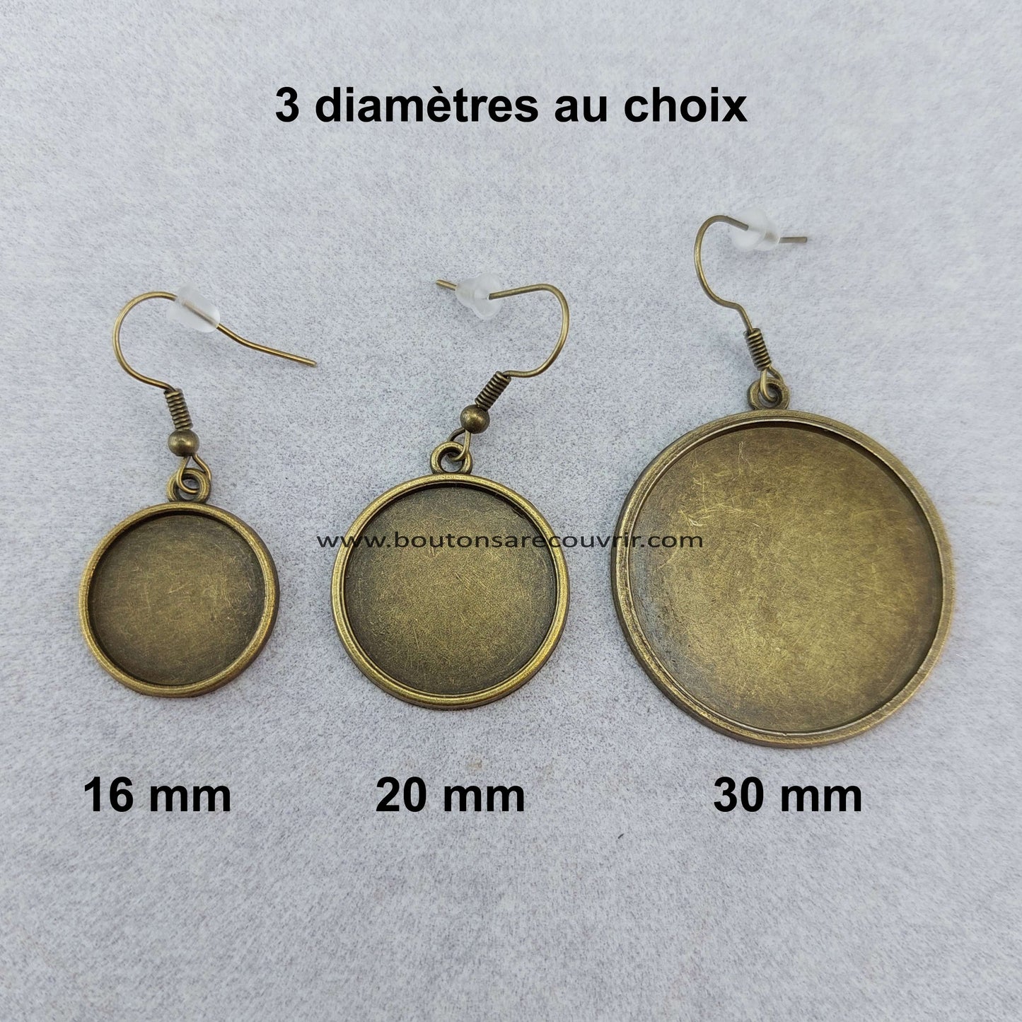 Boutons à recouvrir