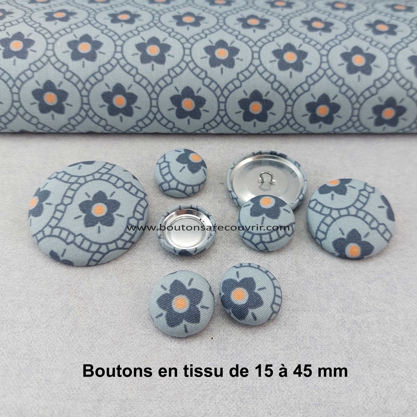FLOWER | Bouton recouvert