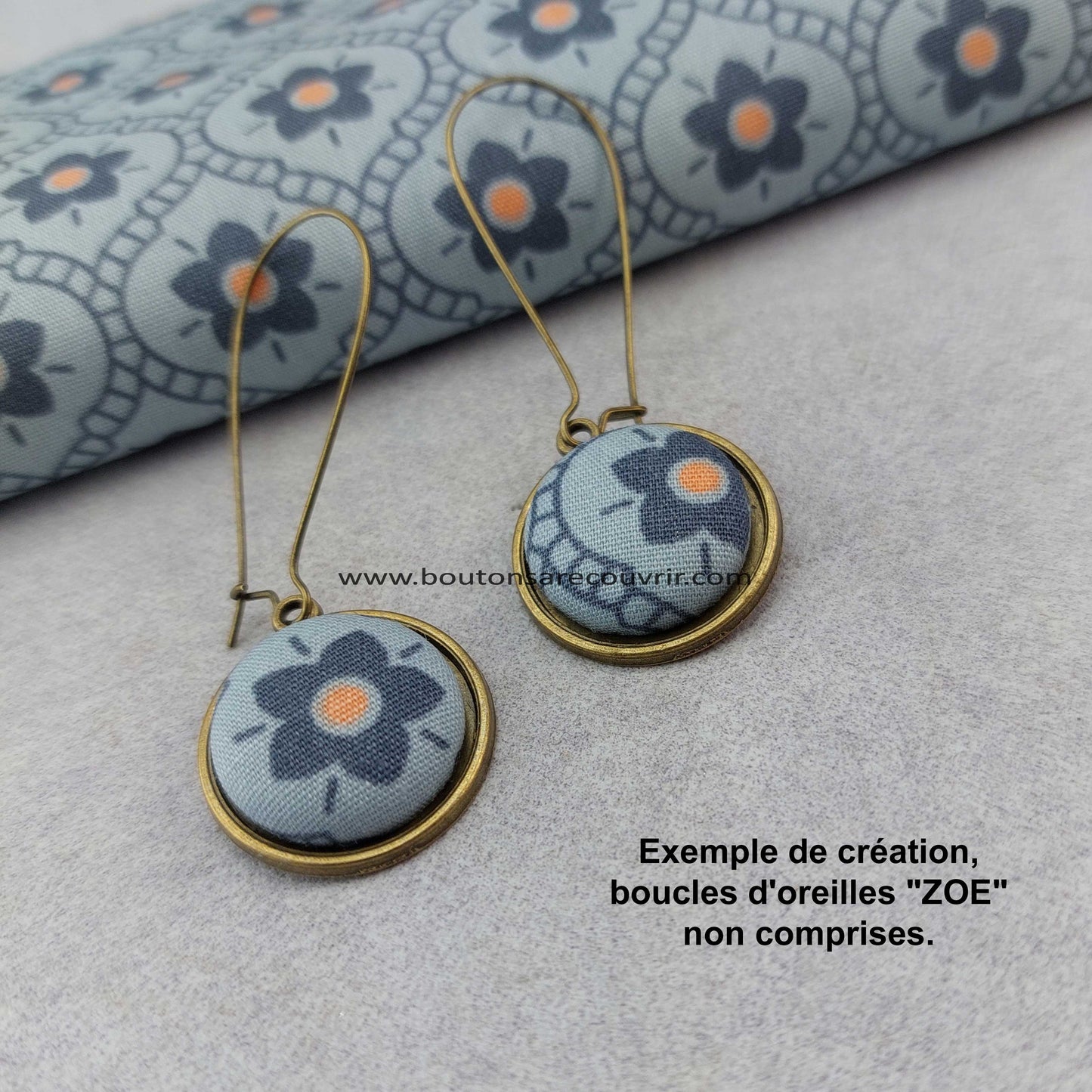 FLOWER | Bouton recouvert