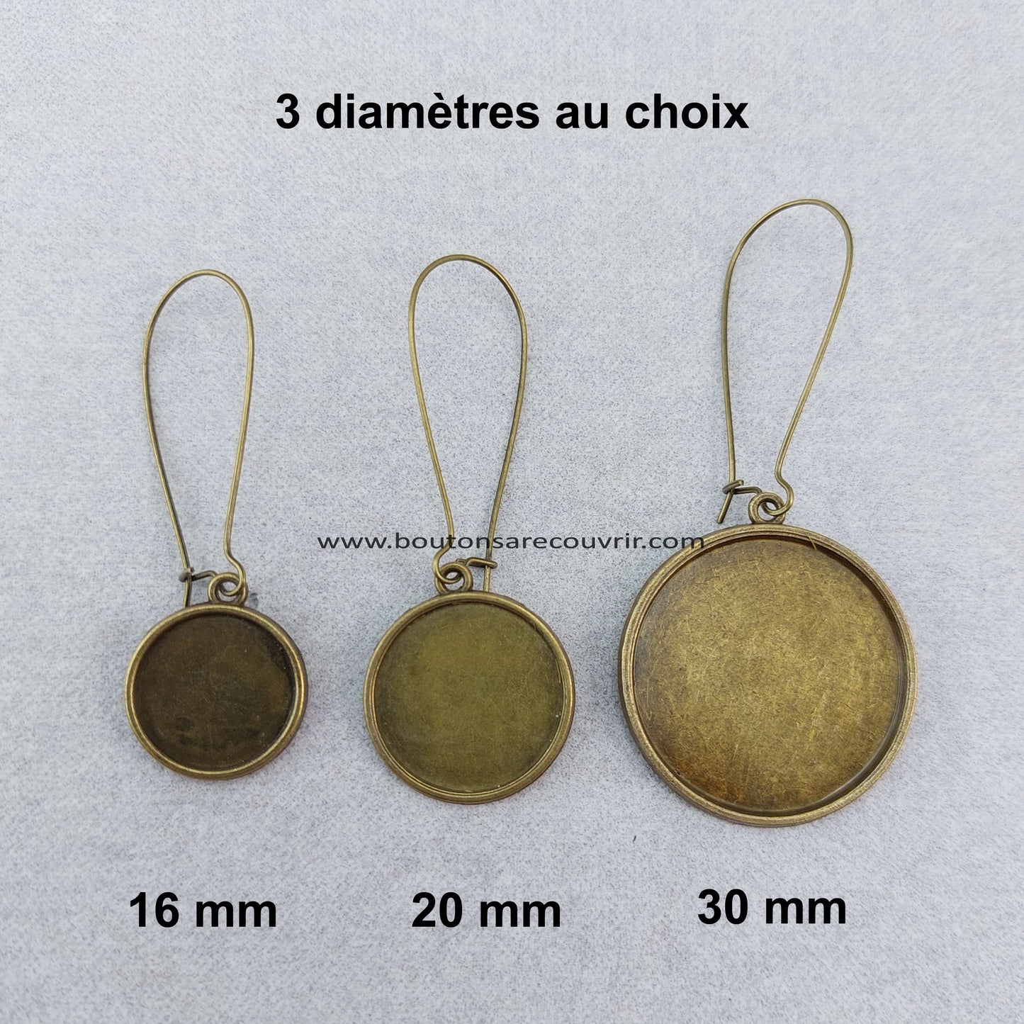 Boutons à recouvrir