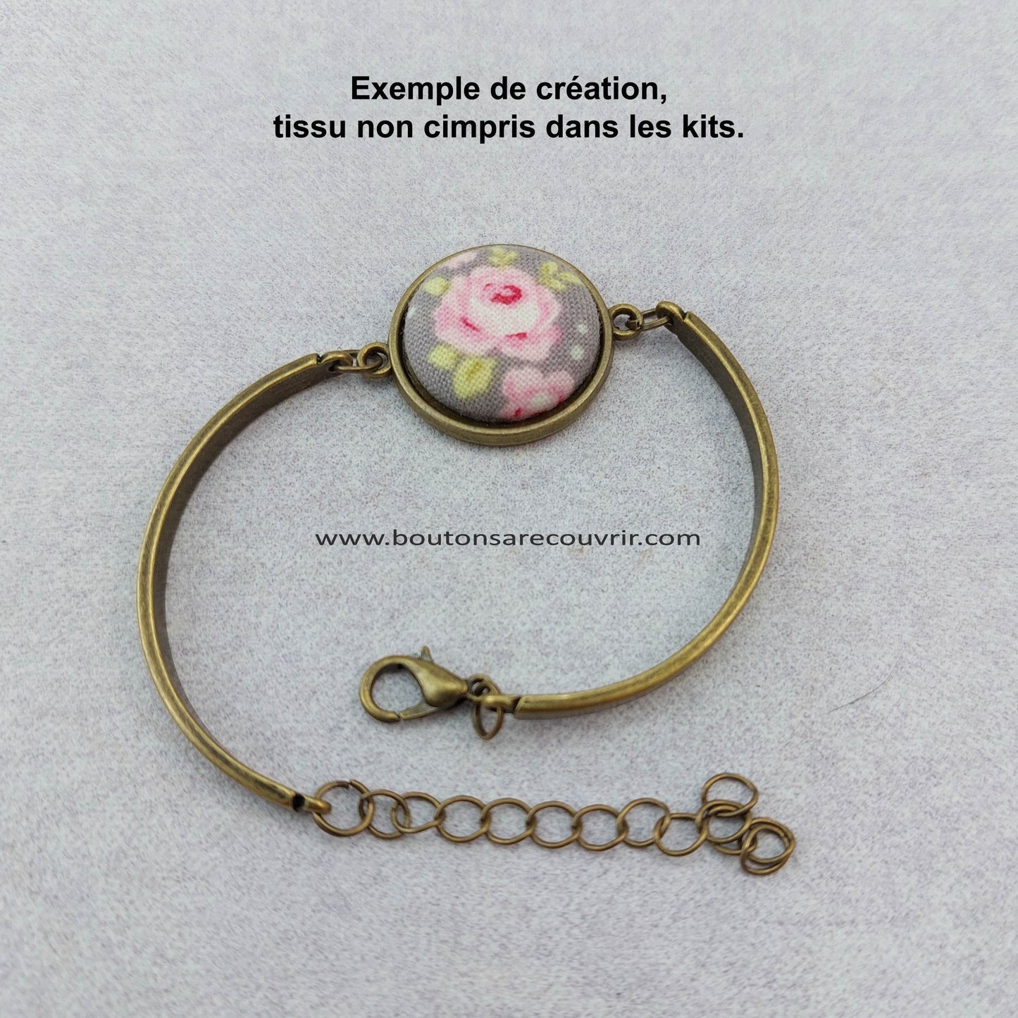 Boutons à recouvrir