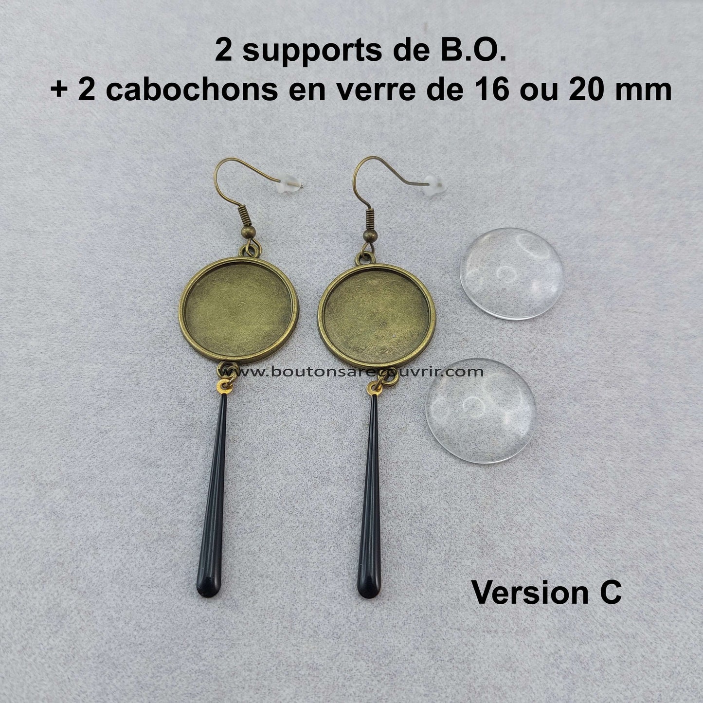 Boutons à recouvrir 15 mm