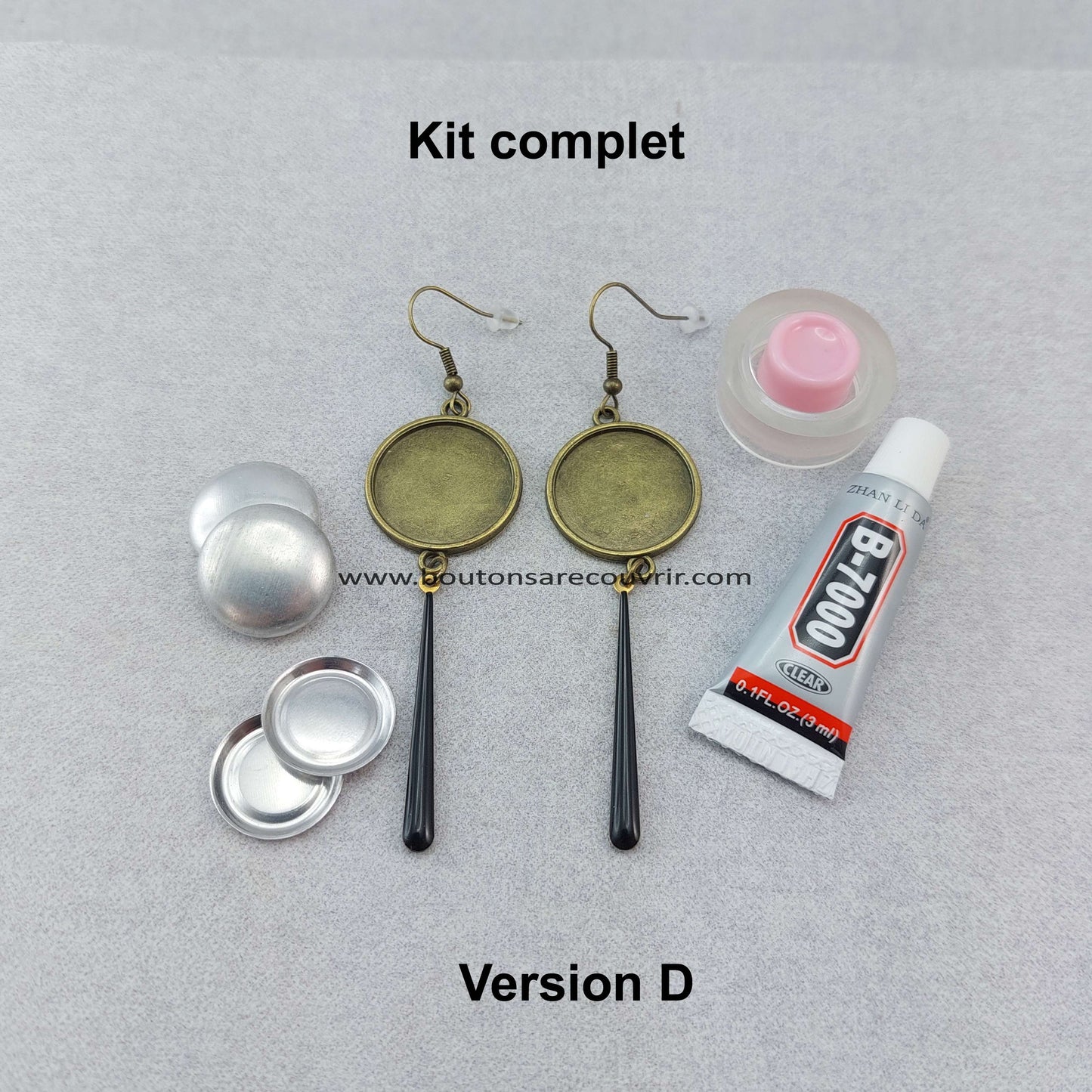 Boutons à recouvrir 15 mm