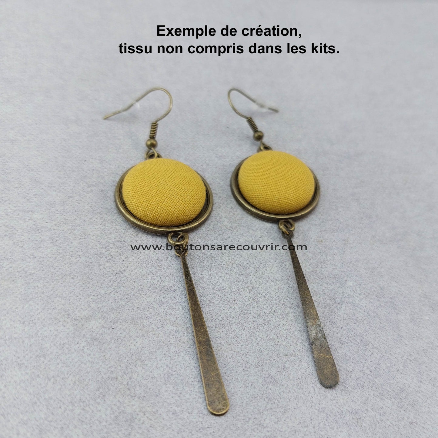 Boutons à recouvrir