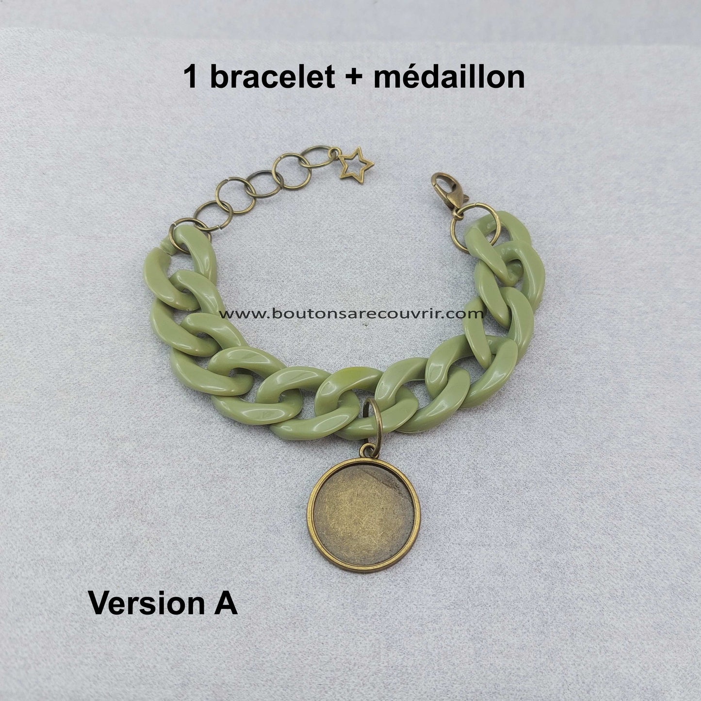 MAGDA | Bracelet + médaillon