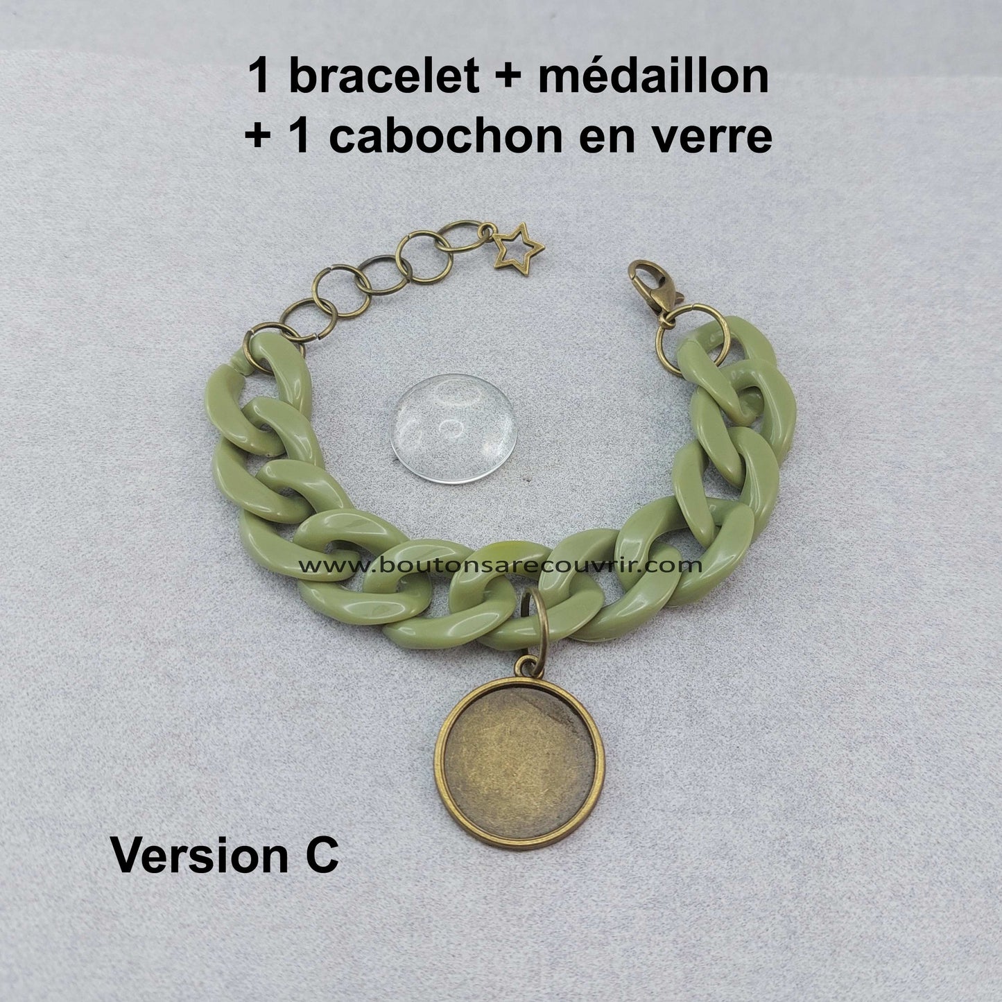 MAGDA | Bracelet + médaillon