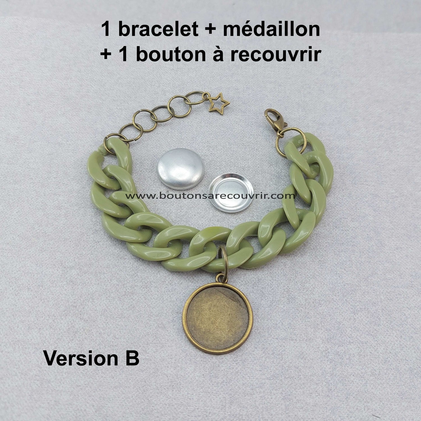 MAGDA | Bracelet + médaillon