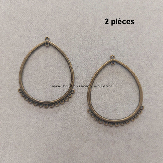 ALLIET | Breloque bronze antique