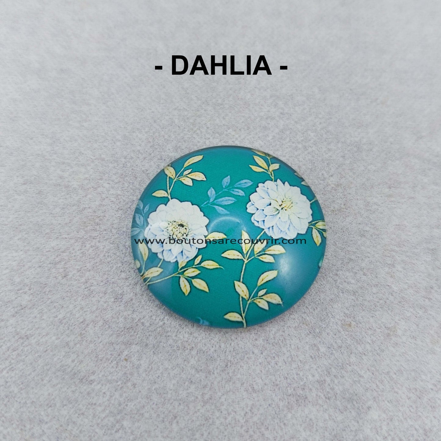 DAHLIA | Cabochon en verre