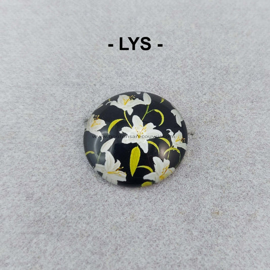 LYS | Cabochon en verre