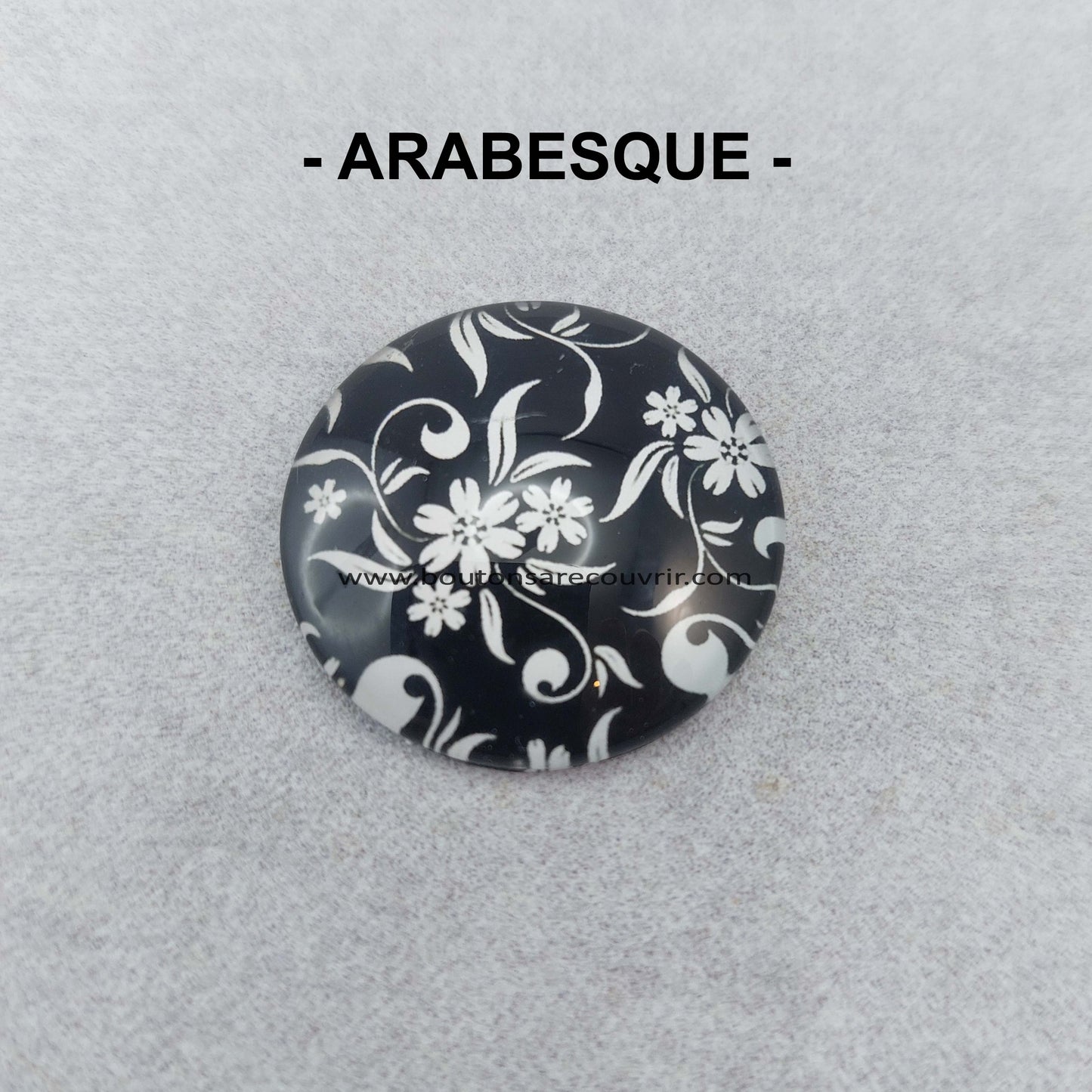 ARABESQUE | Cabochon en verre