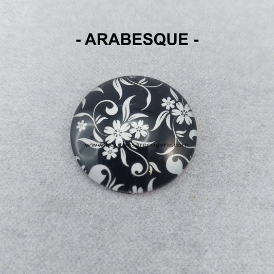 ARABESQUE | Cabochon en verre