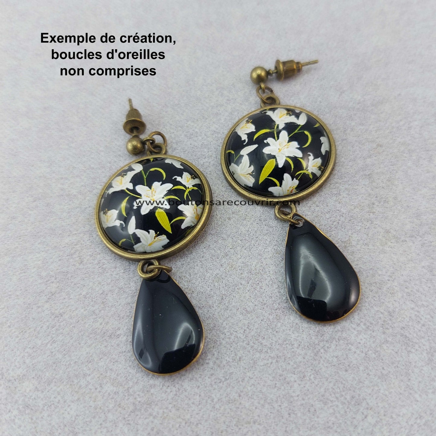 LYS | Cabochon en verre