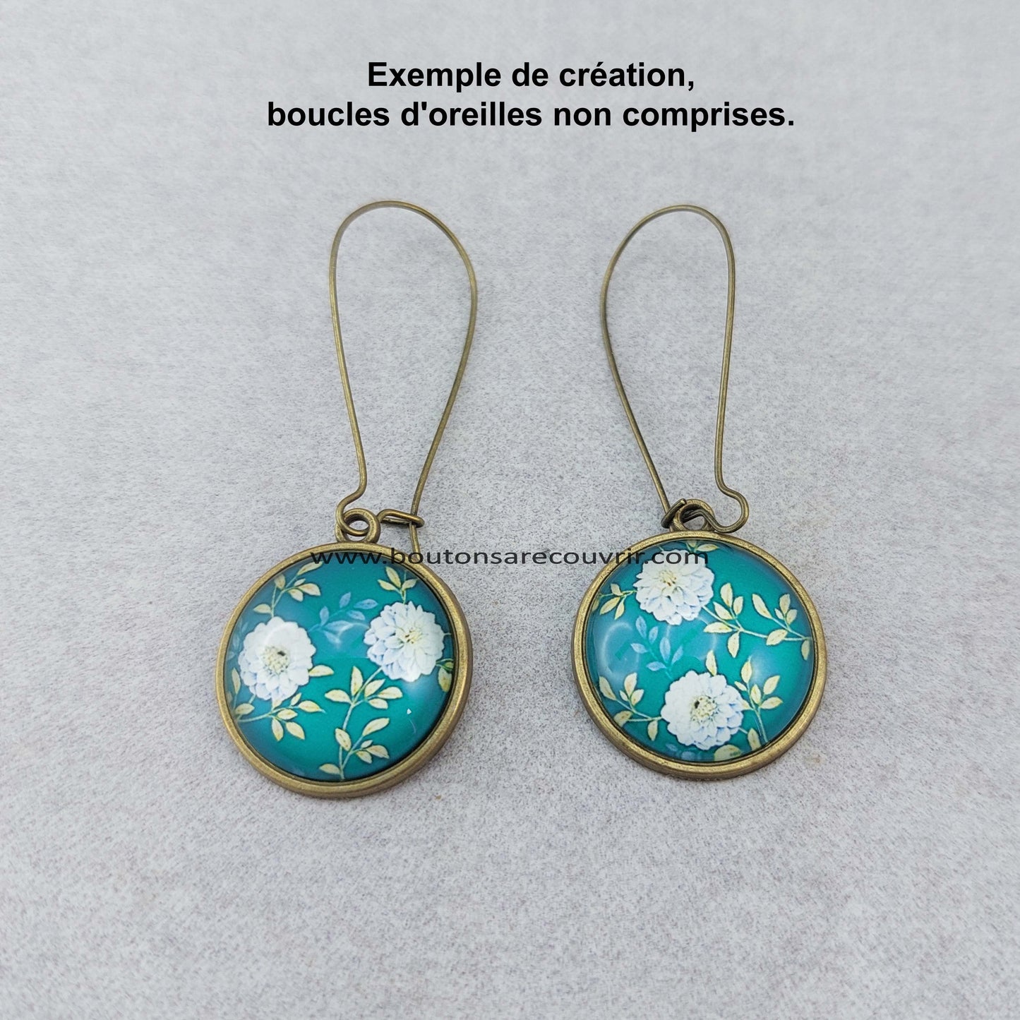 DAHLIA | Cabochon en verre