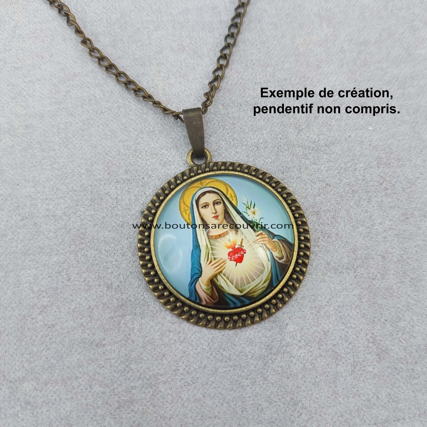 MARIE | Cabochon en verre