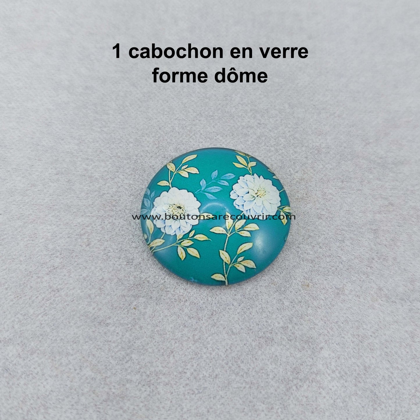 DAHLIA | Cabochon en verre