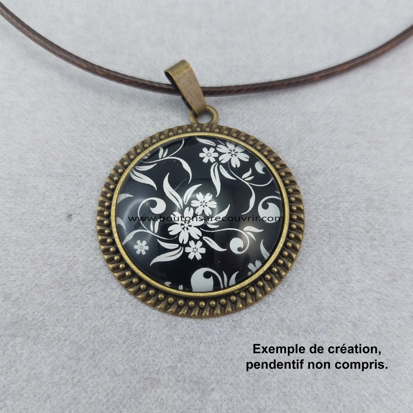 ARABESQUE | Cabochon en verre