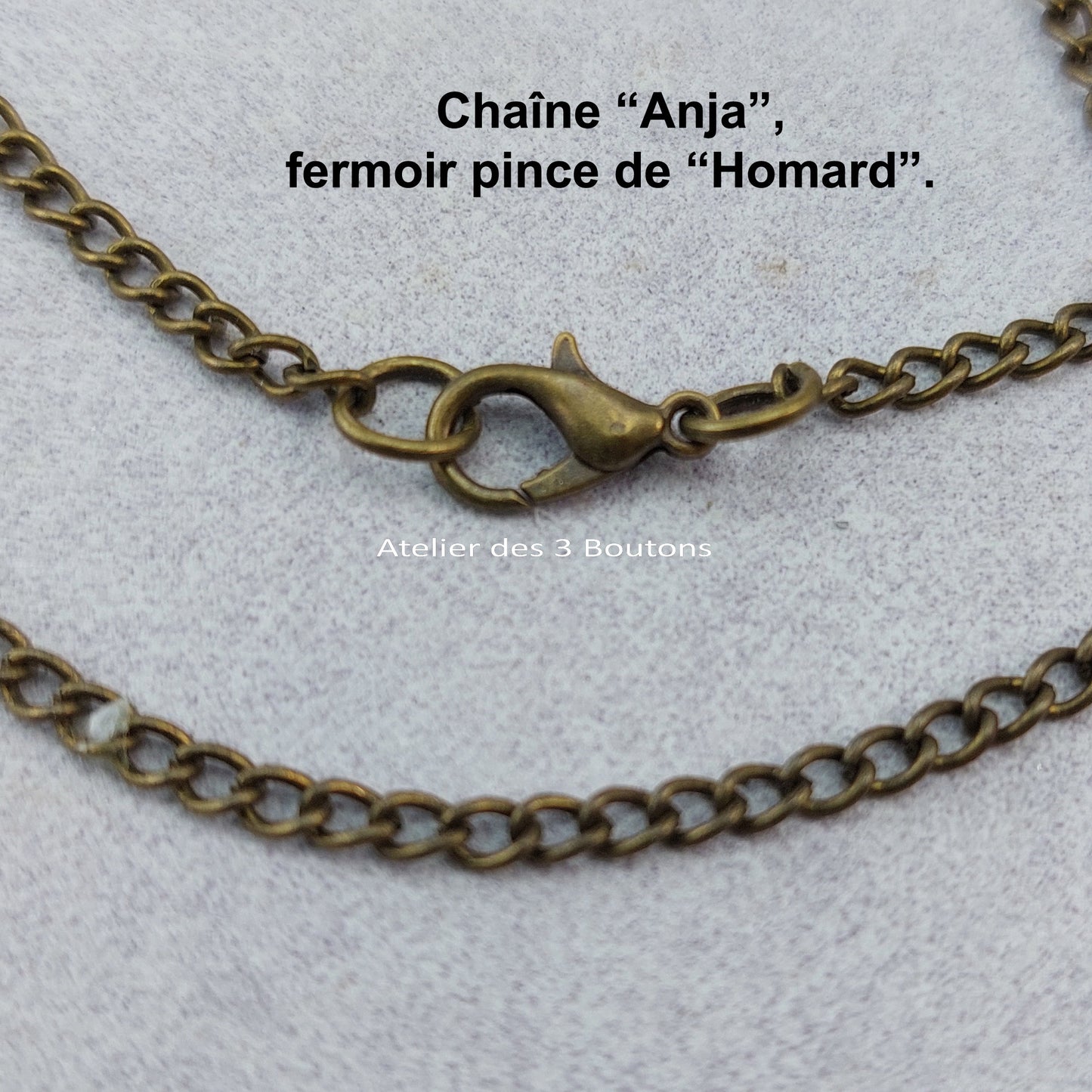 Détail chaîne pour collier