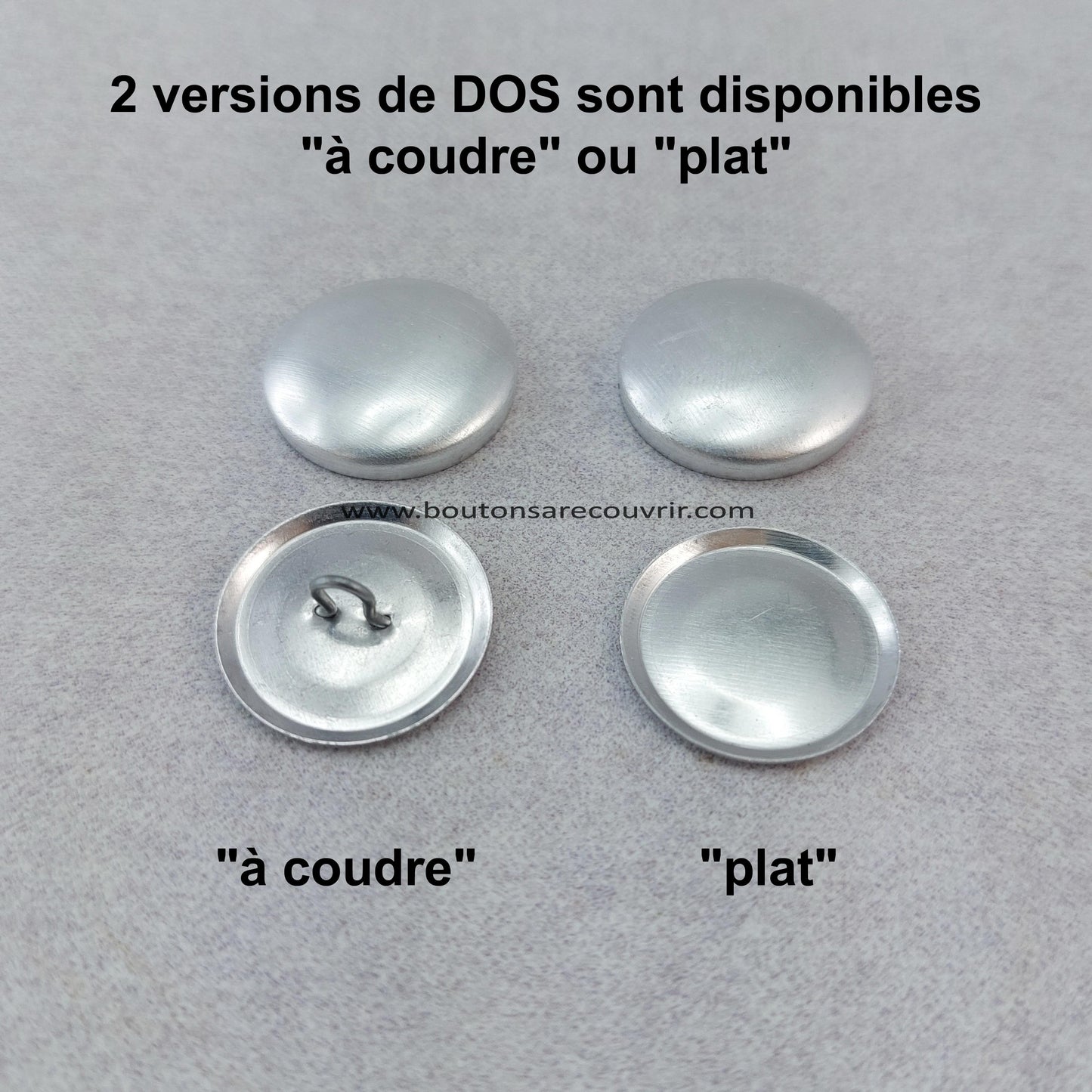 5 boutons 28 mm + outil