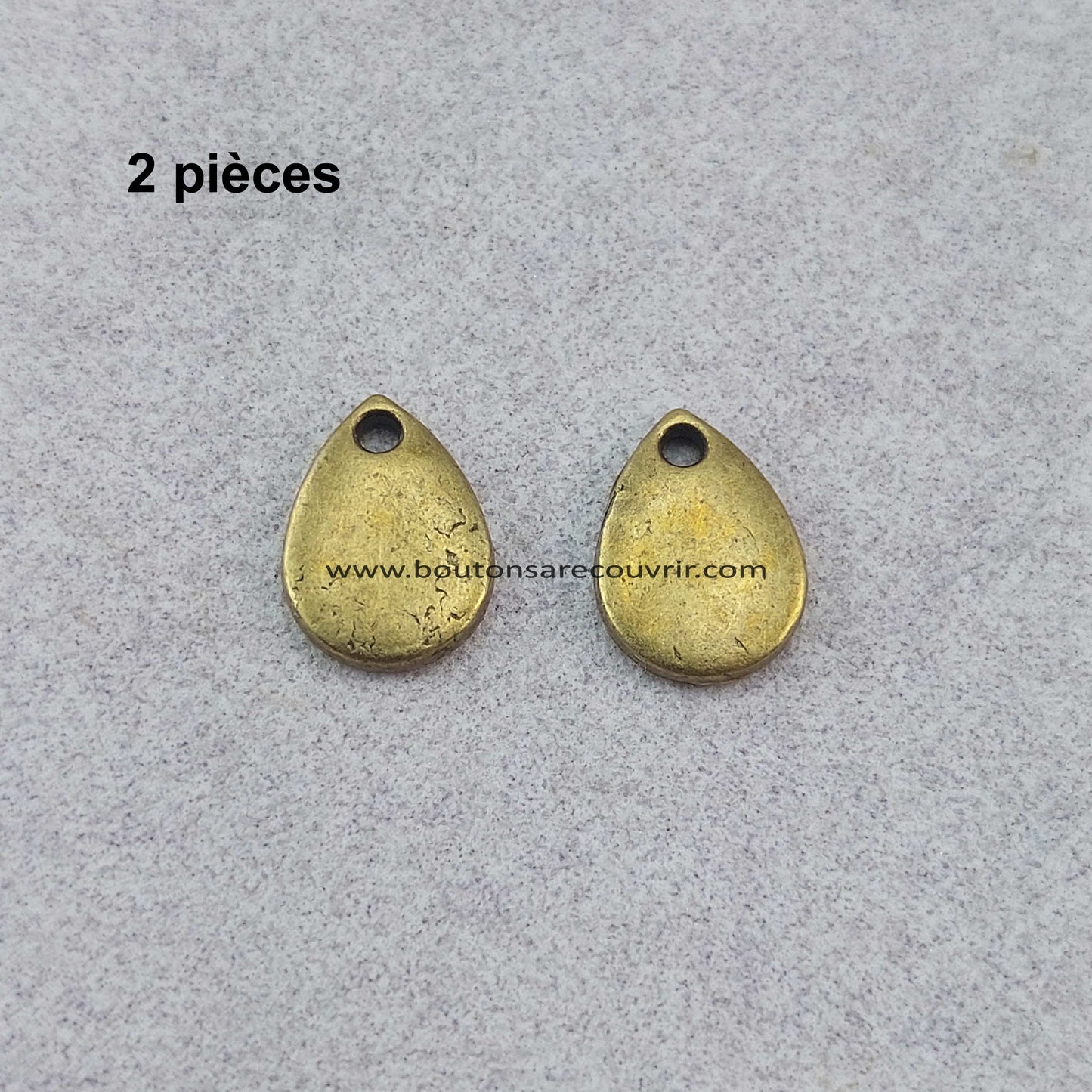 DROP | Breloque bronze antique