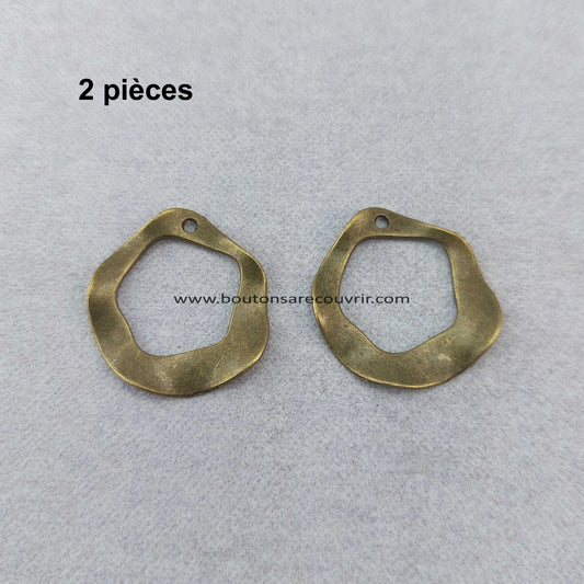Breloque bronze antique pour créations de bijoux