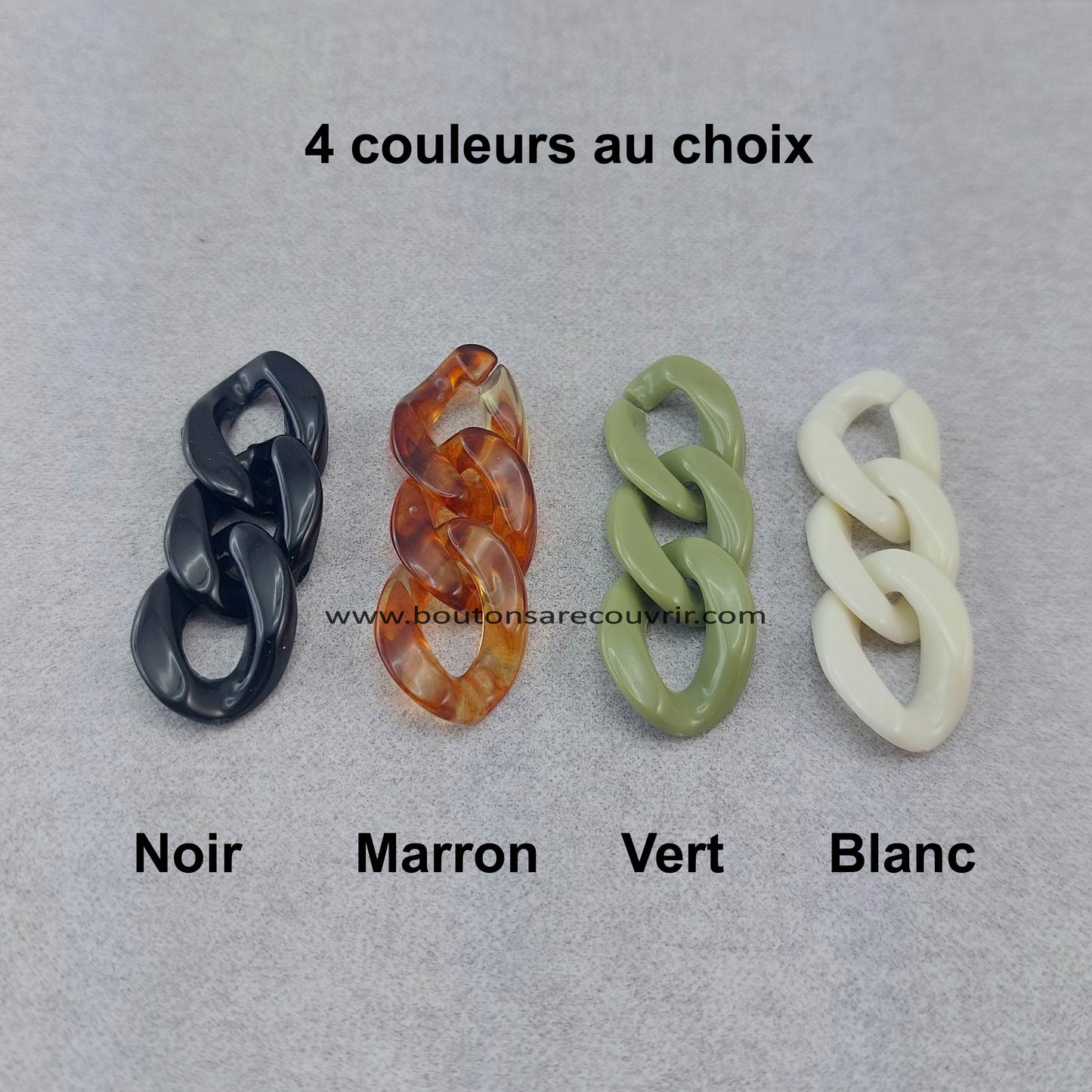 MAILLON | Maillon acrylique 24 x 16 mm