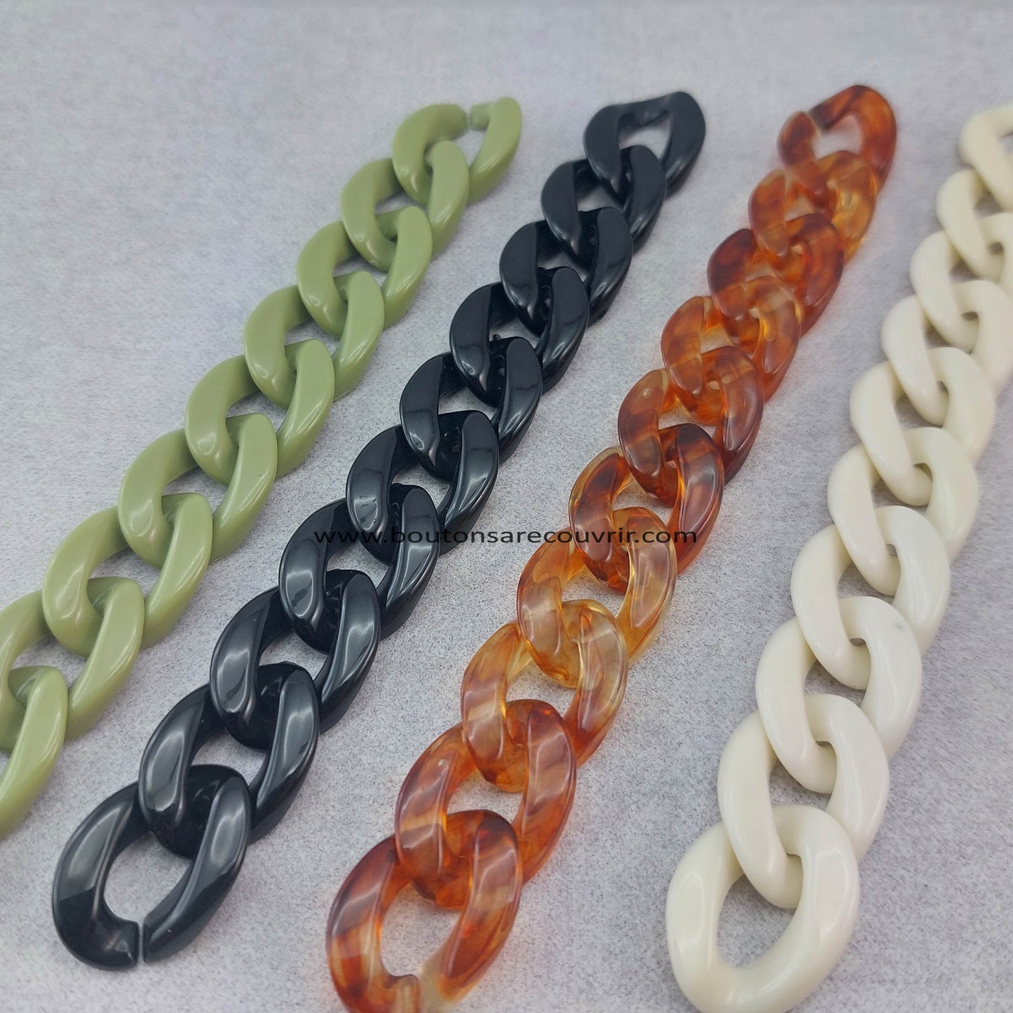 MAILLON | Maillon acrylique 24 x 16 mm