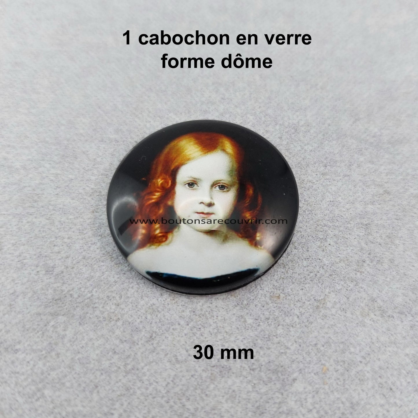 ANTOINETTE | Cabochon en verre