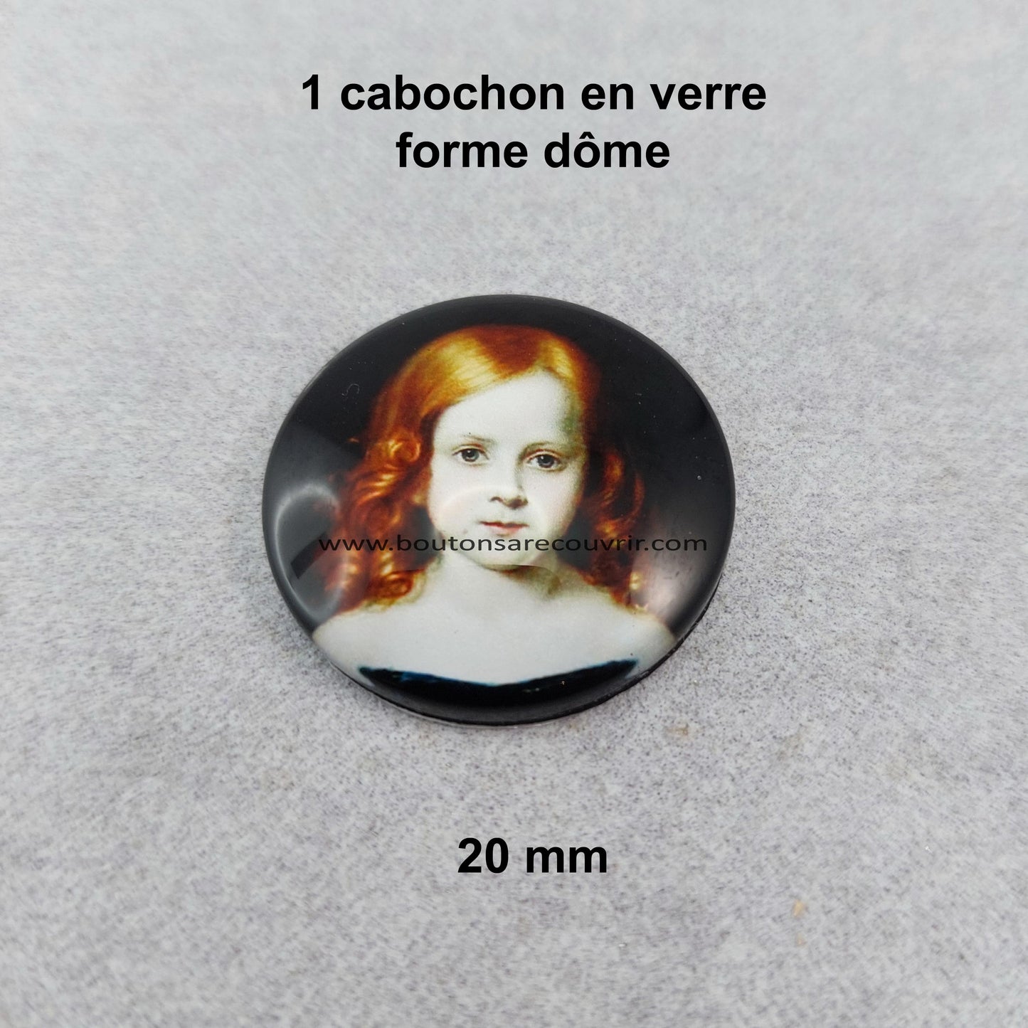 ANTOINETTE | Cabochon en verre