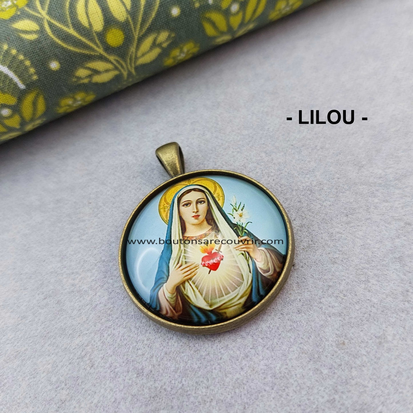 MARIE | Médaillon + Cabochon