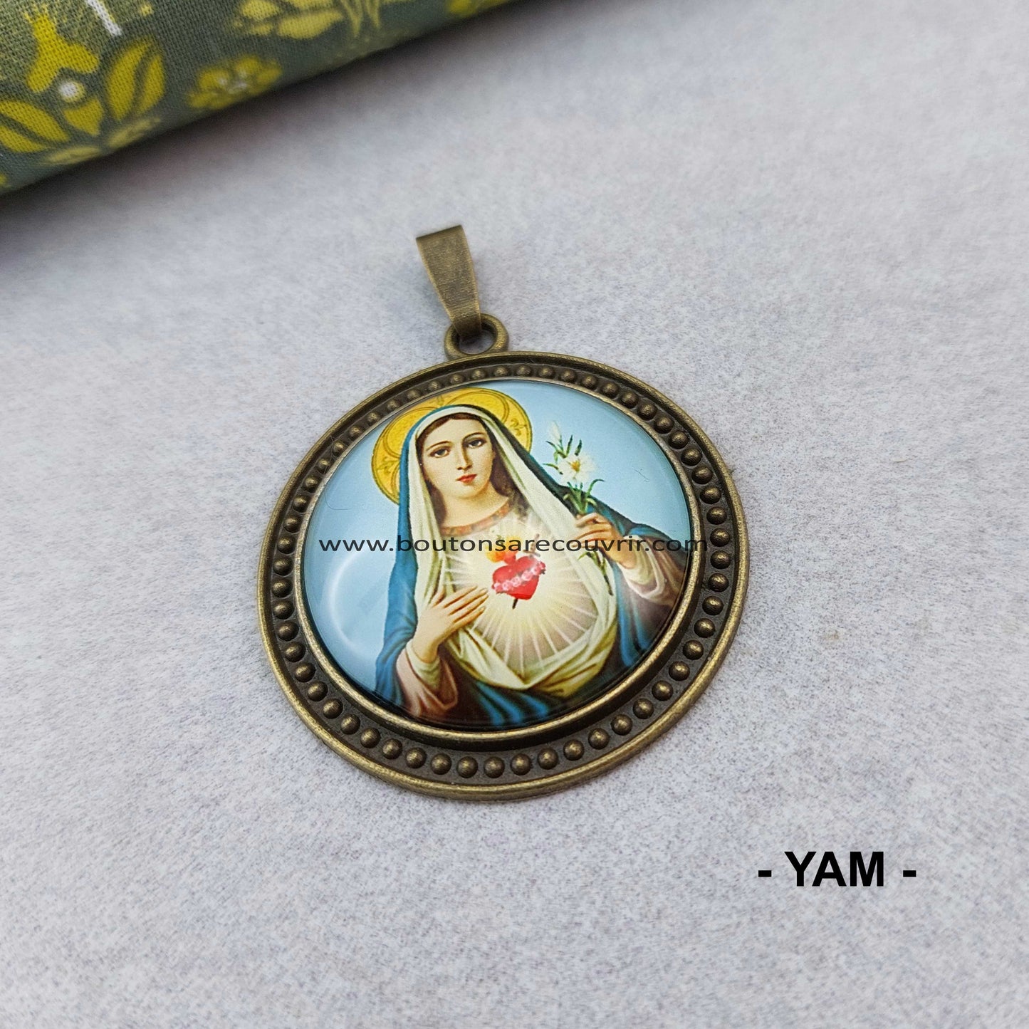 MARIE | Médaillon + Cabochon