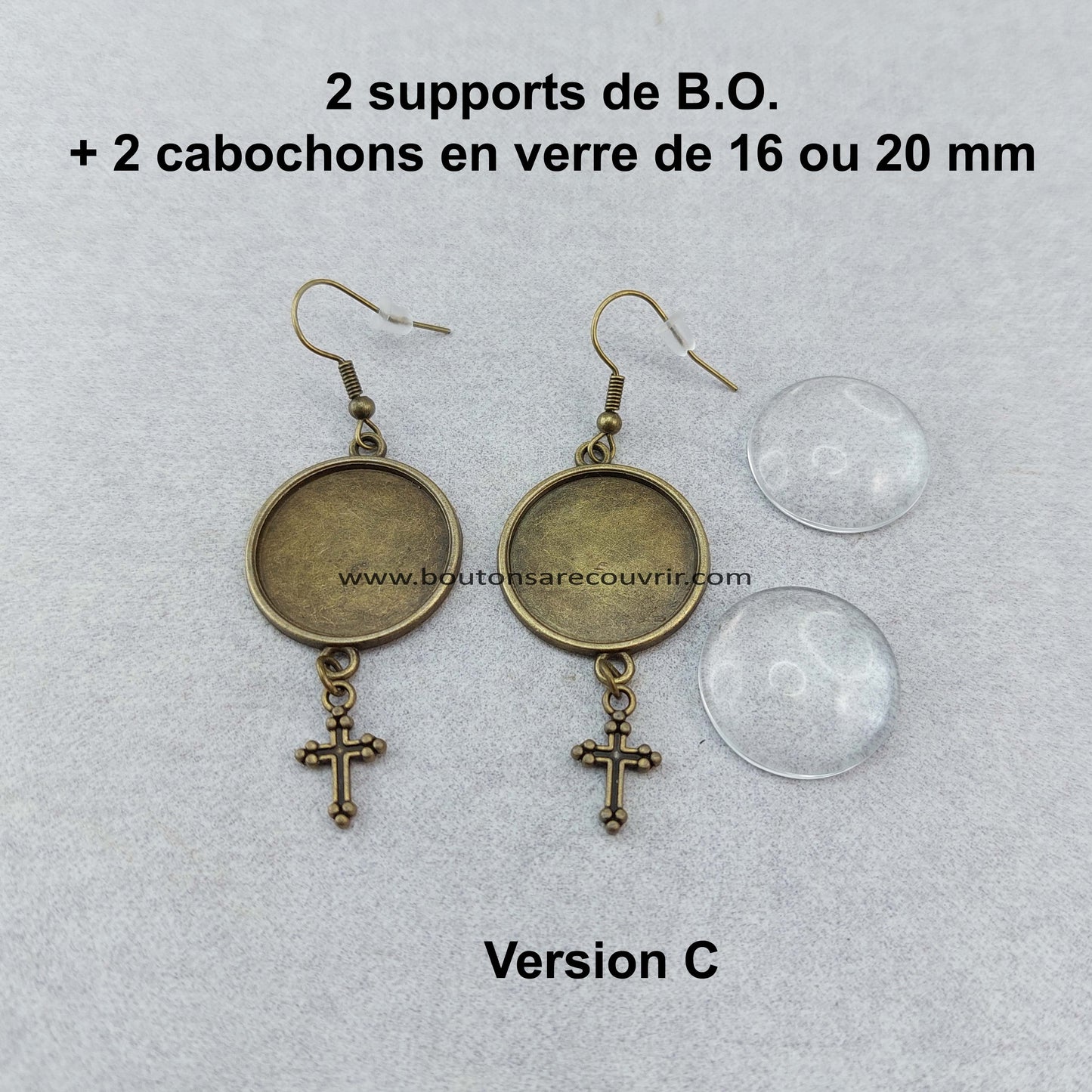 Boutons à recouvrir 19 mm