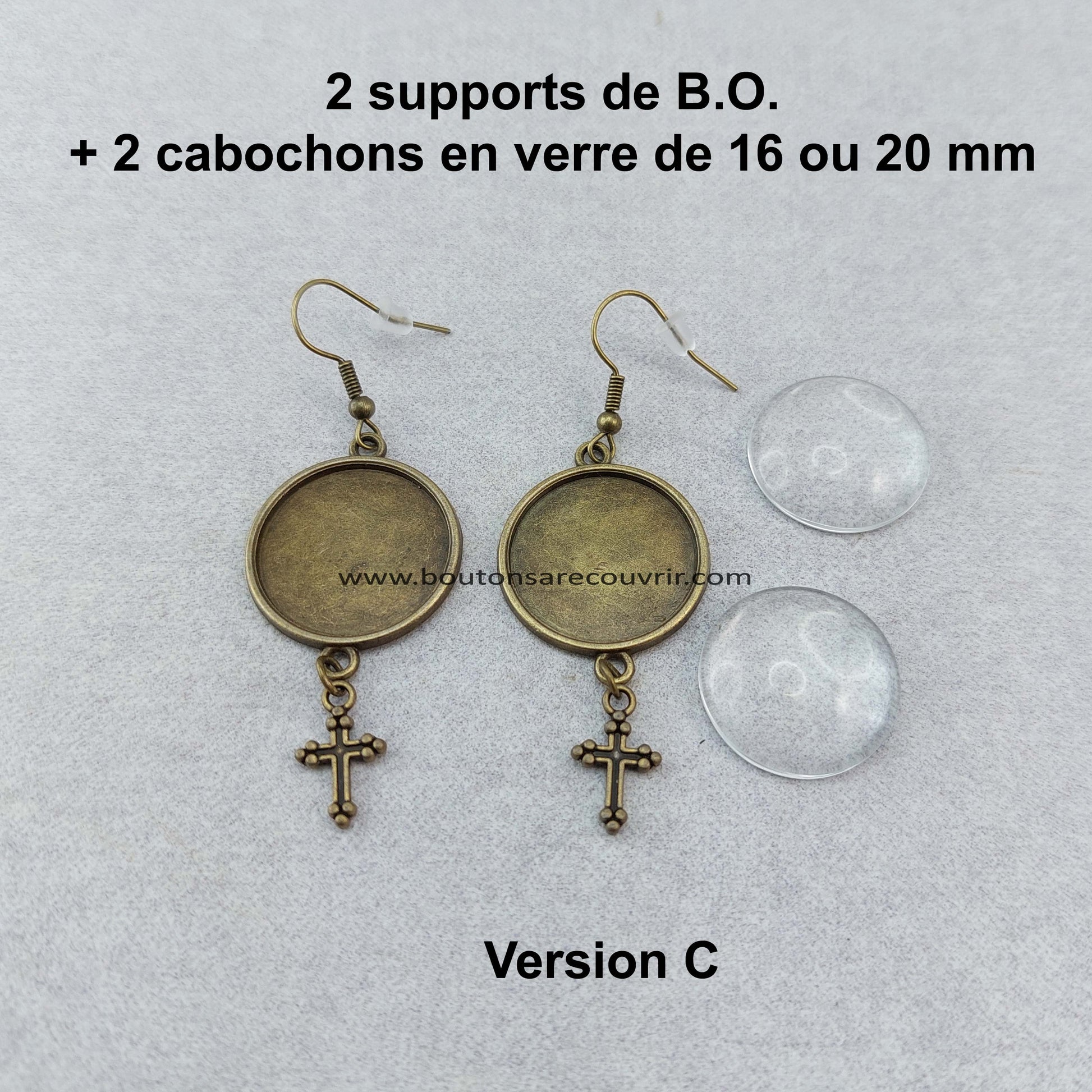 Boutons à recouvrir 19 mm