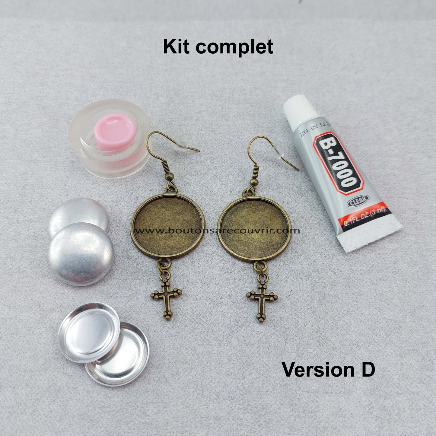 Boutons à recouvrir 19 mm