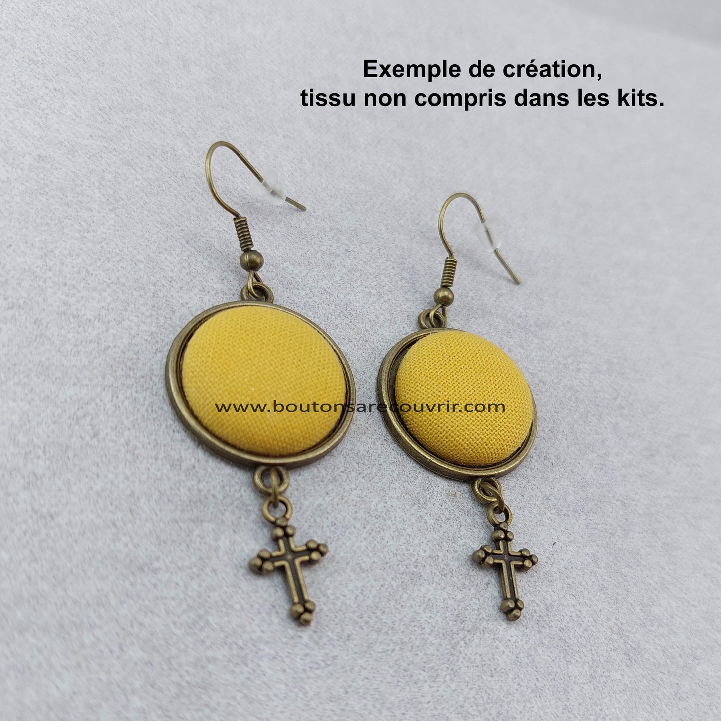 Boutons à recouvrir 19 mm