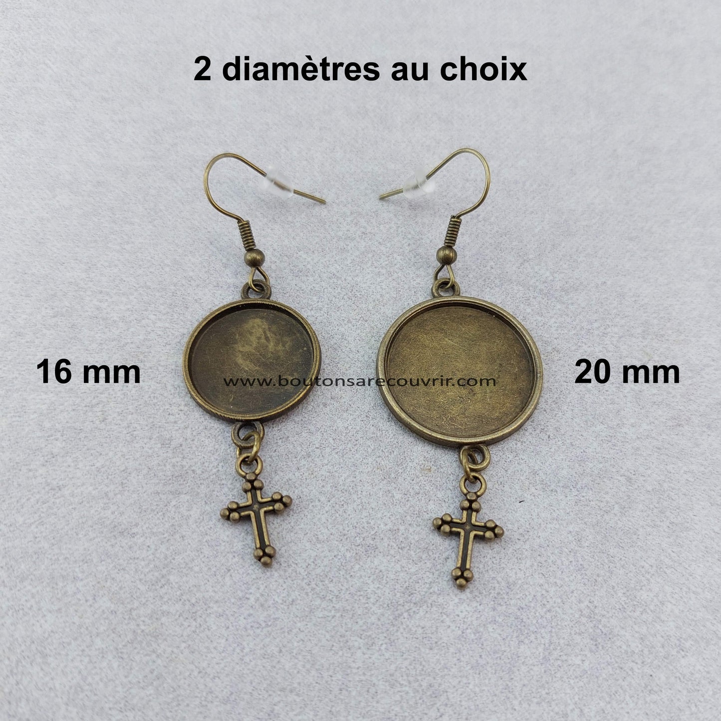 Boutons à recouvrir 19 mm