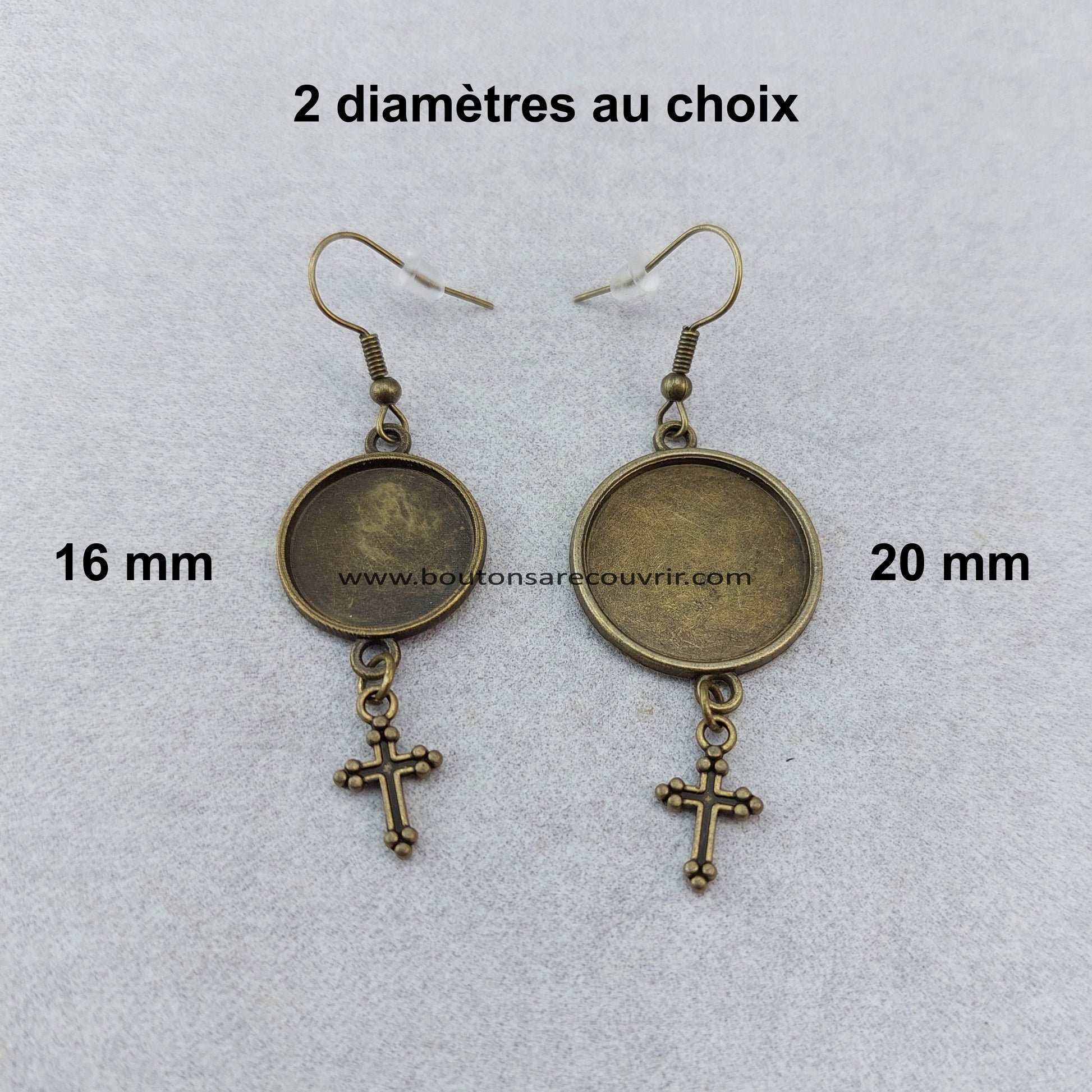 Boutons à recouvrir 19 mm