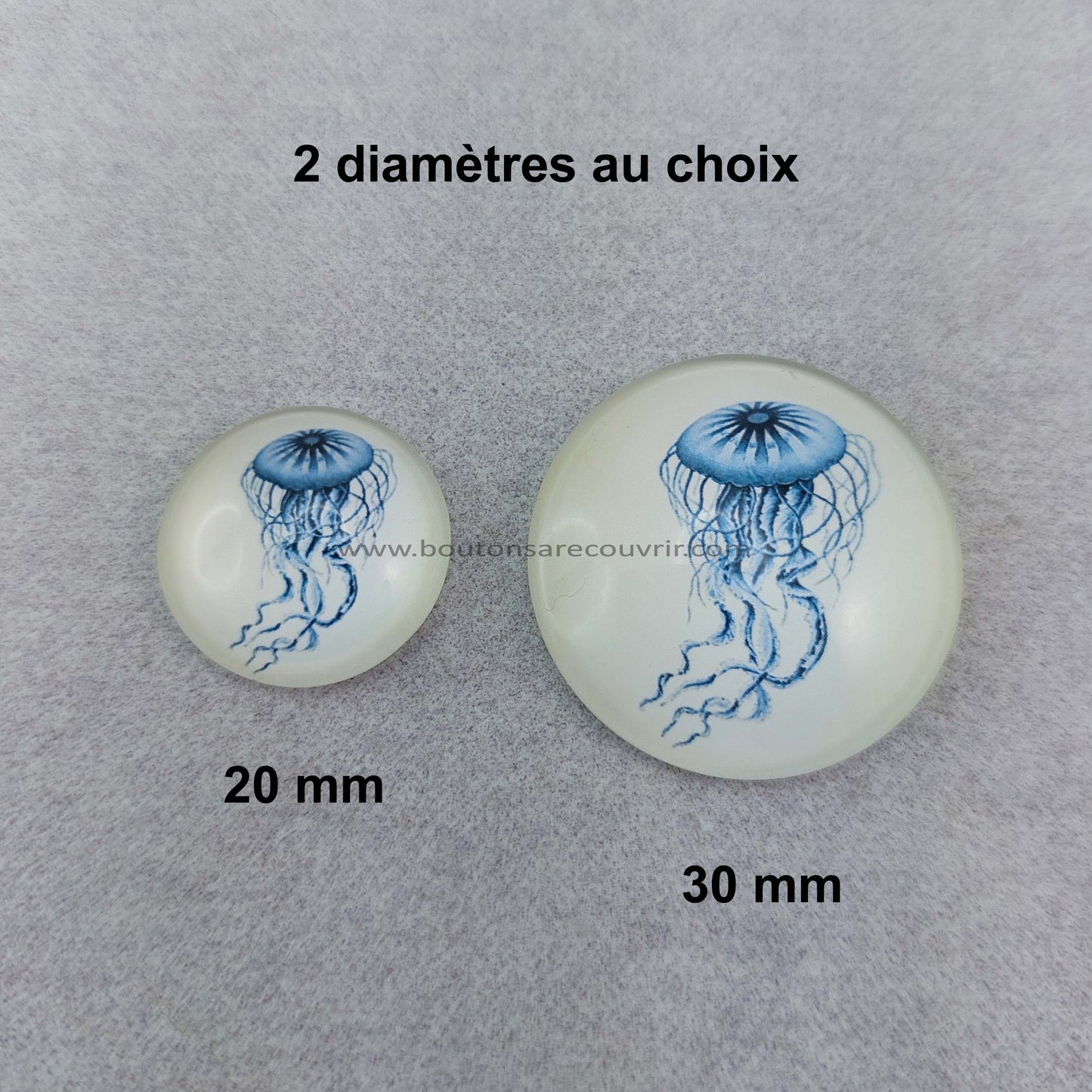 NOCTILUCA | Cabochon en verre