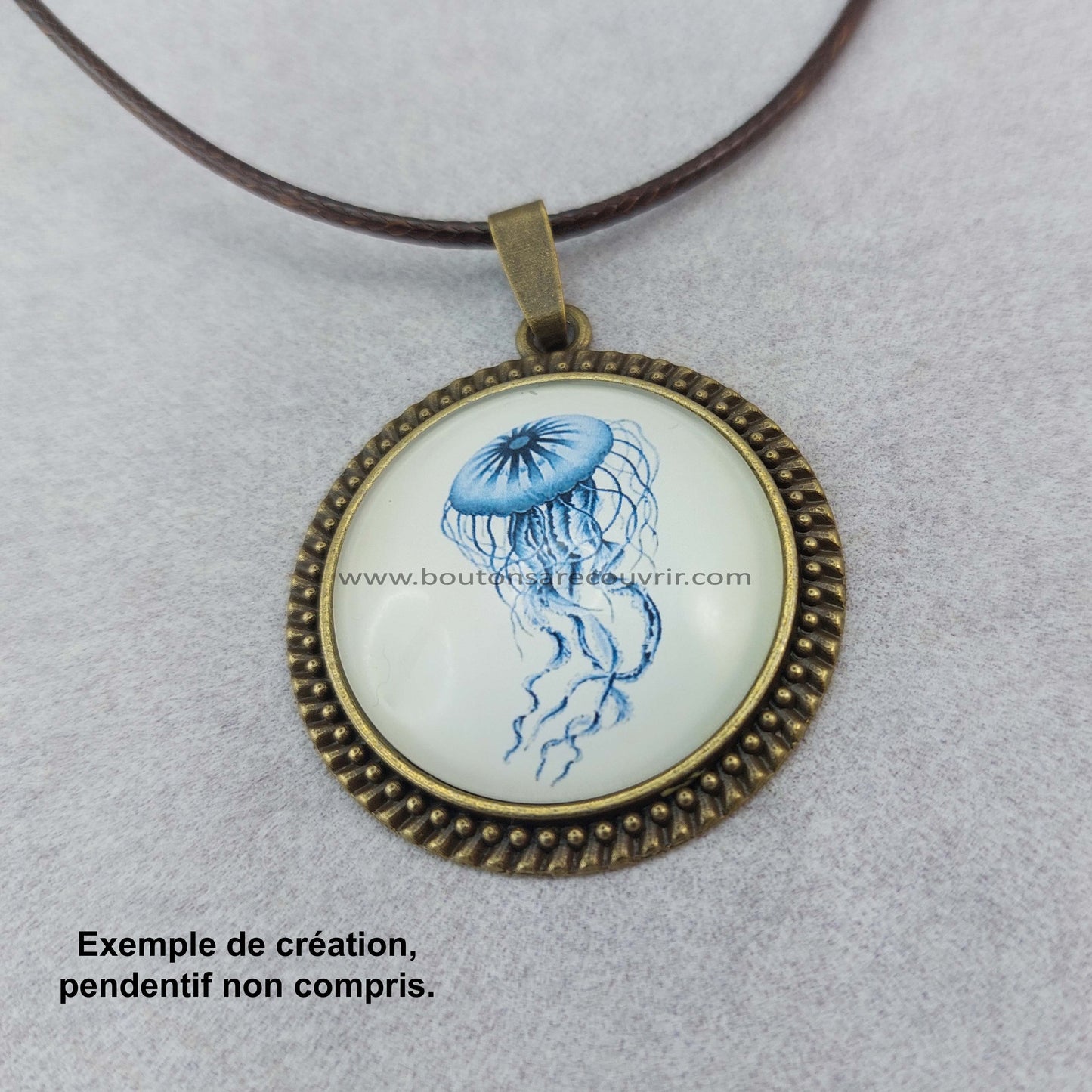 NOCTILUCA | Cabochon en verre