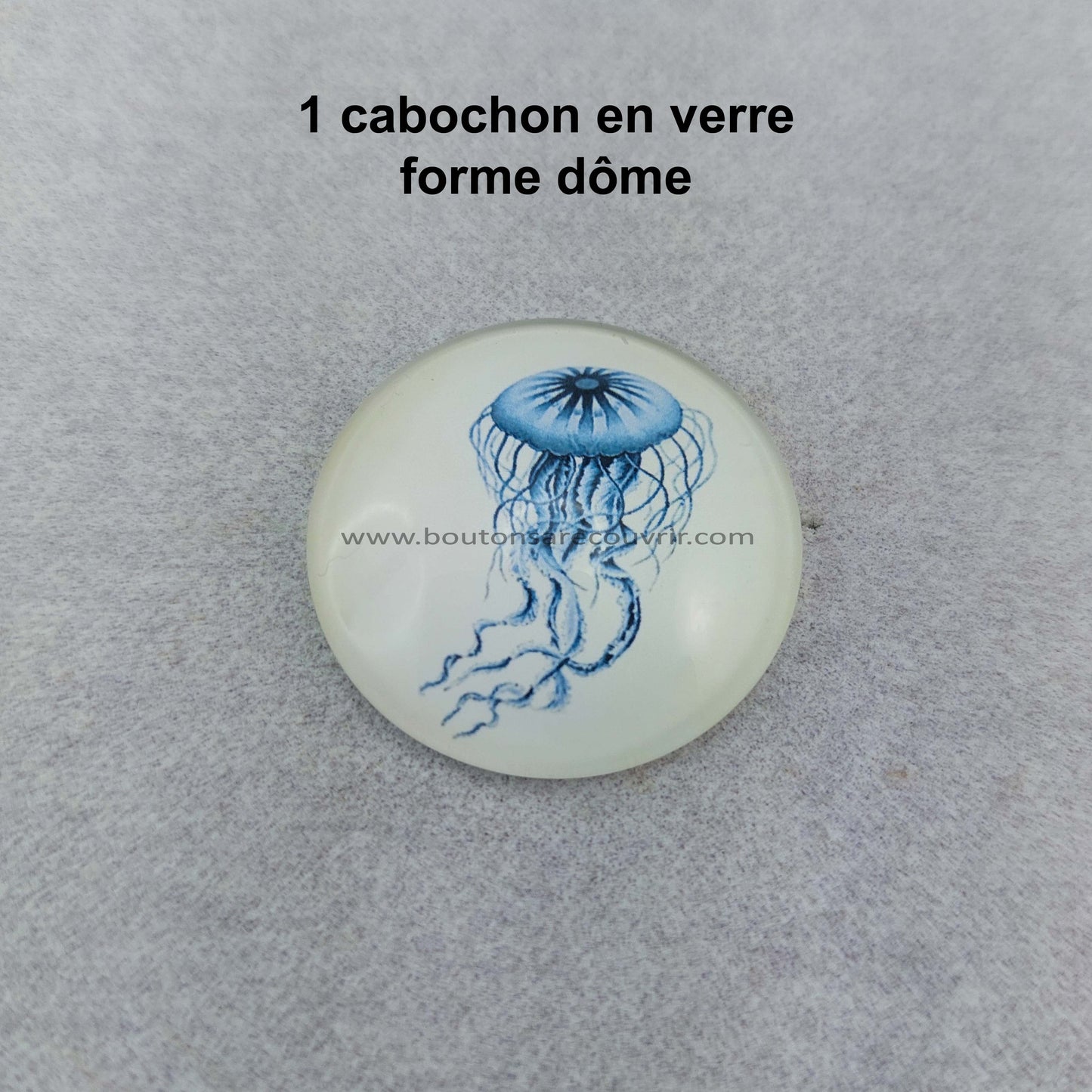 NOCTILUCA | Cabochon en verre