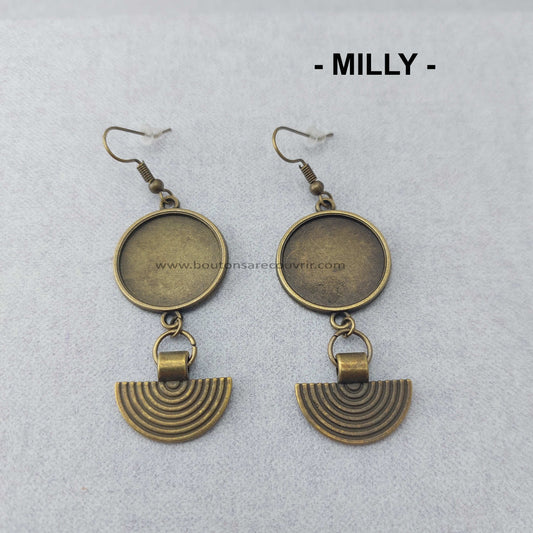 MILLY | Boucles oreilles à recouvrir