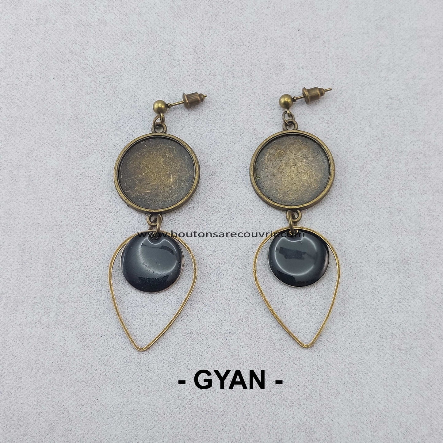 GYAN - Boucles oreilles à recouvrir