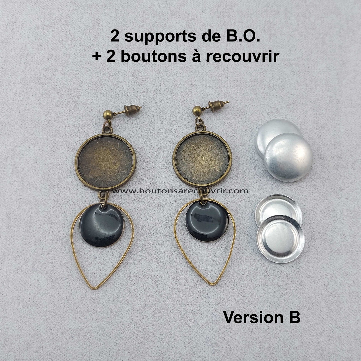 GYAN - Boucles oreilles à recouvrir