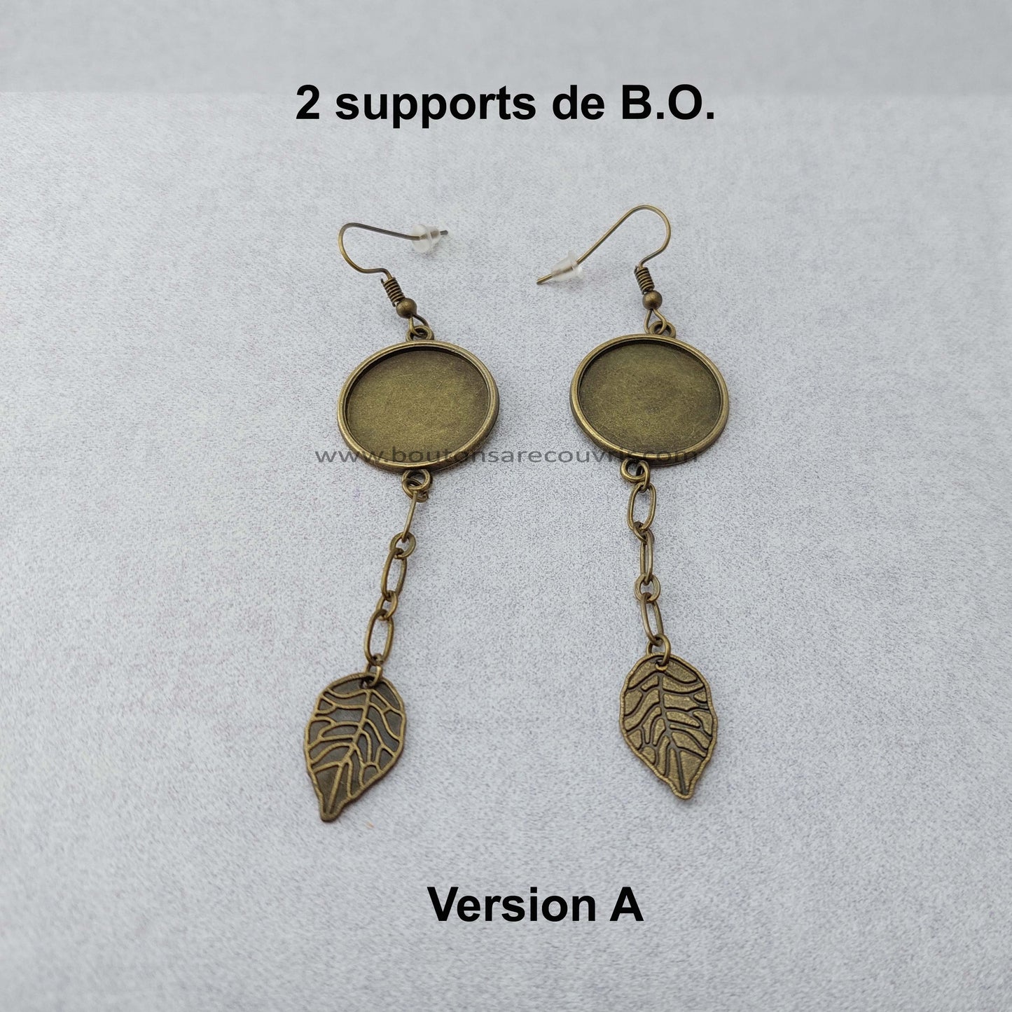 FEUILLE 2 | Boucles oreilles à recouvrir