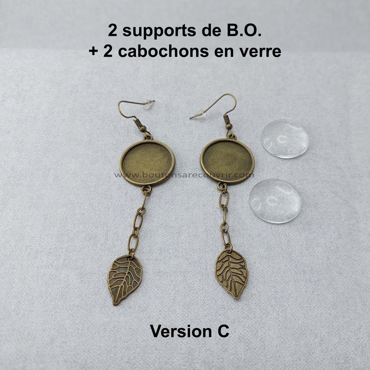 FEUILLE 2 | Boucles oreilles à recouvrir