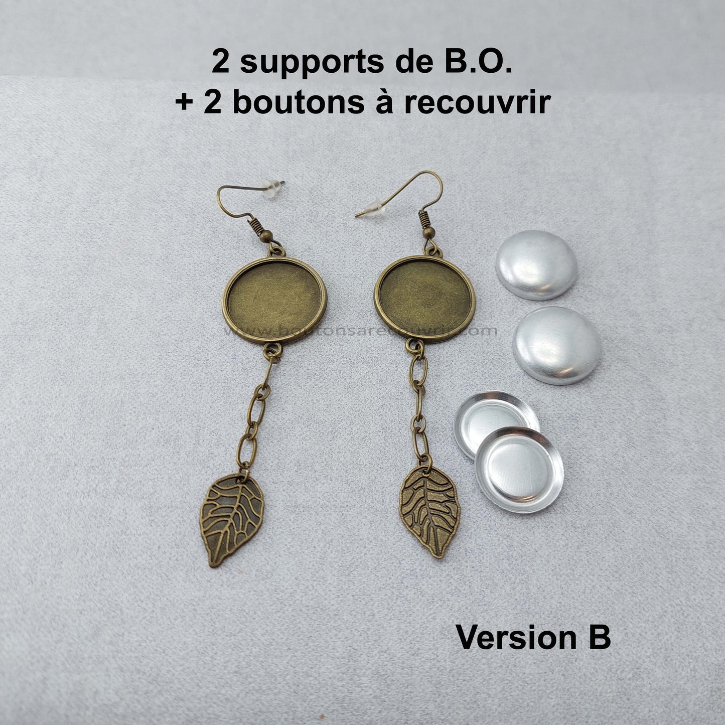 FEUILLE 2 | Boucles oreilles à recouvrir