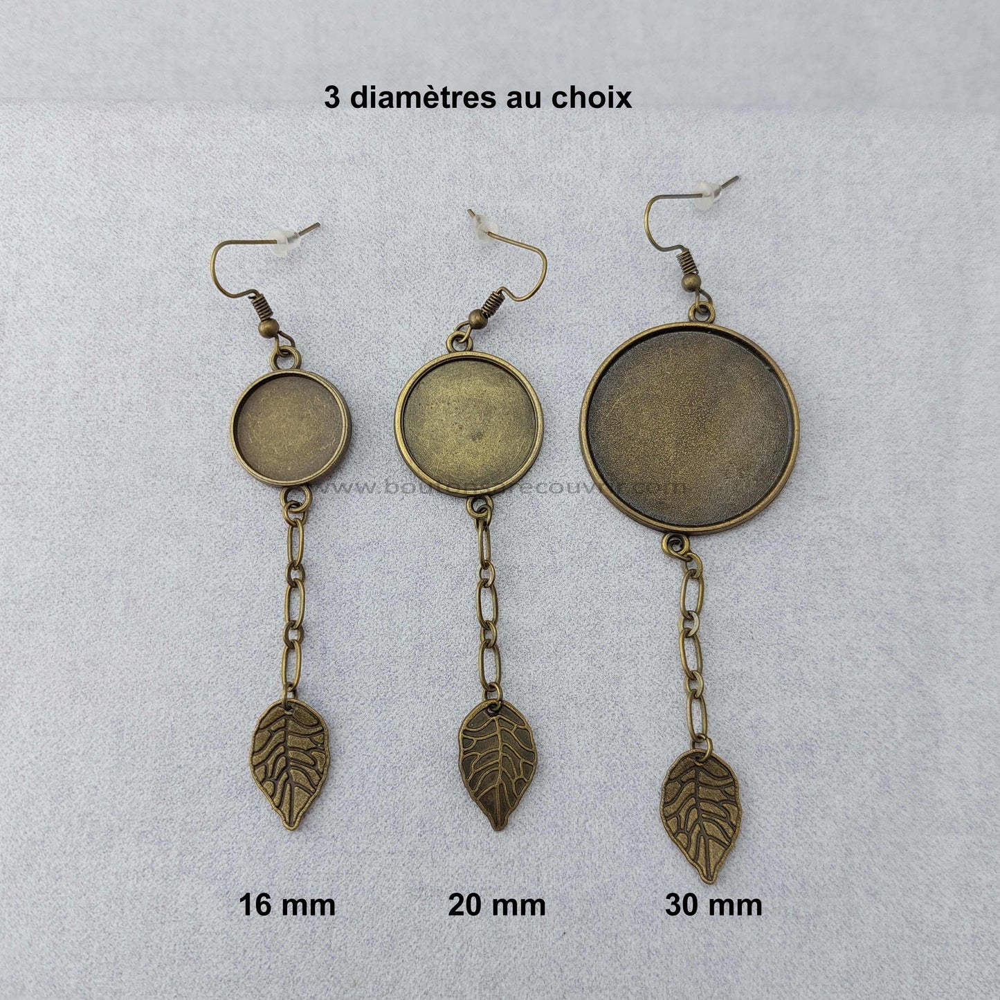 FEUILLE 2 | Boucles oreilles à recouvrir