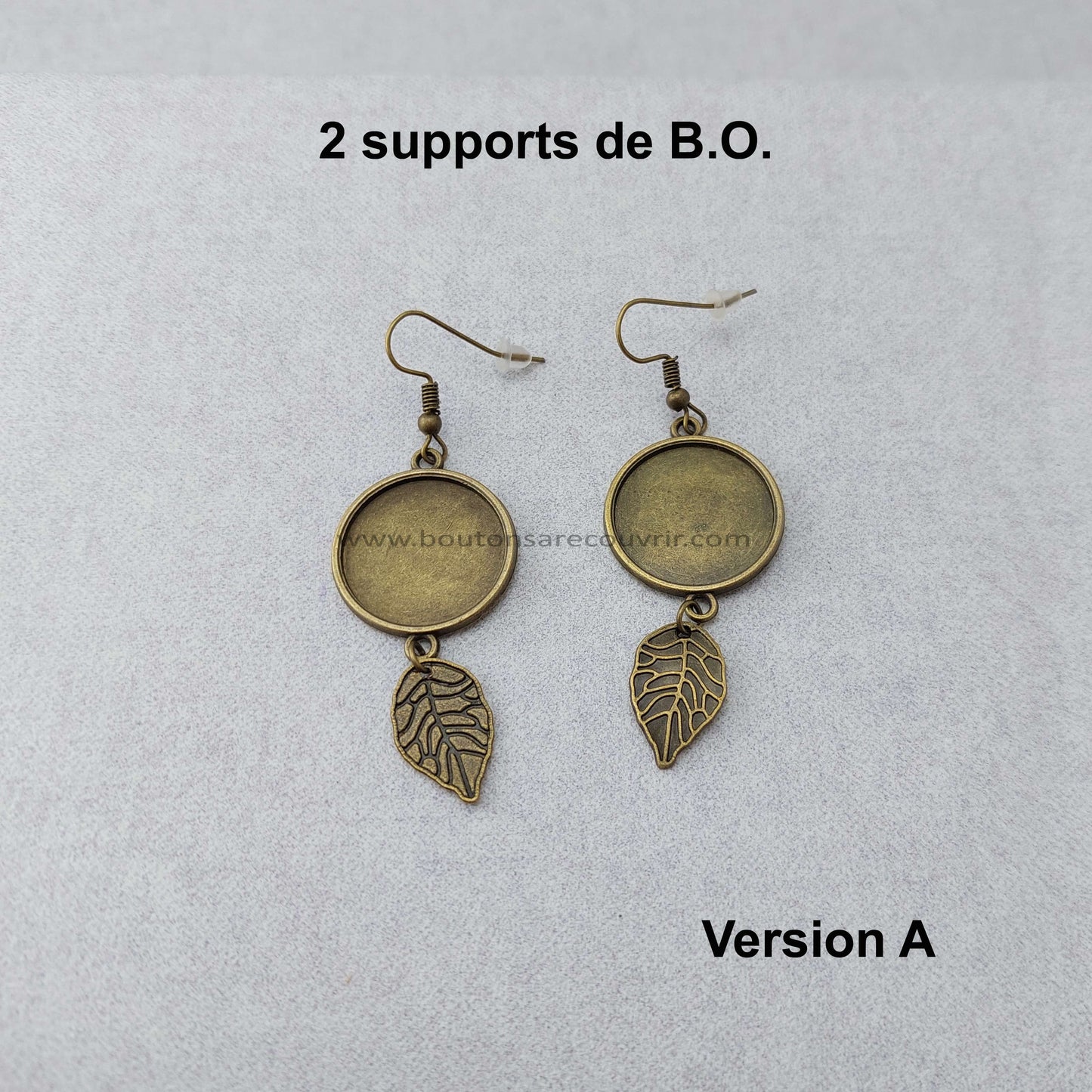 FEUILLE 1 | Boucles oreilles à recouvrir