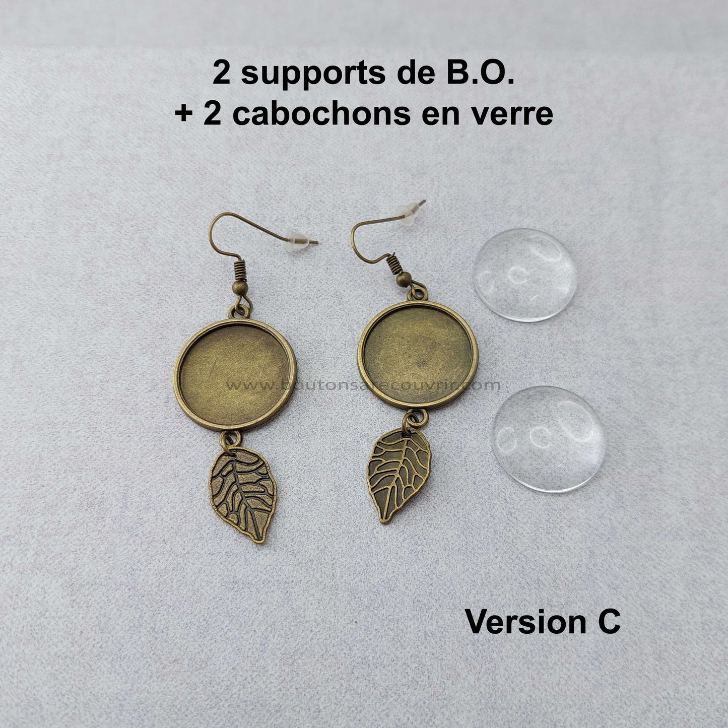 FEUILLE 1 | Boucles oreilles à recouvrir